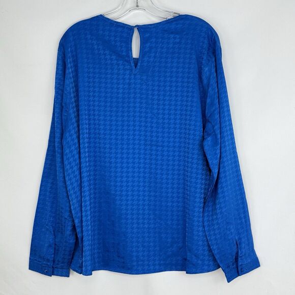 AT&T Employee Uniform Blouse Blue for Women Size XL - Picture 2 of 11
